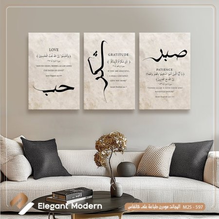 صبر - شكر - حب
